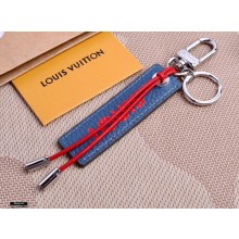 Louis Vuitton Epi Color Block LV Dual Bag Charm and Key Holder MP2554 Blue/Red