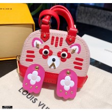 Louis Vuitton Wild Puppet Alma Cat Bag Charm and Key Holder M68453