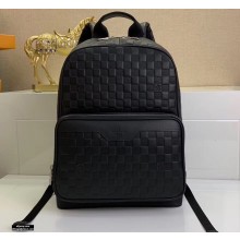 Louis Vuitton Damier Infini Leather Campus Backpack Bag N40306 Black