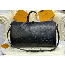 Louis Vuitton Monogram Shadow Leather Keepall Bandoulière 50 Bag M44810 2021