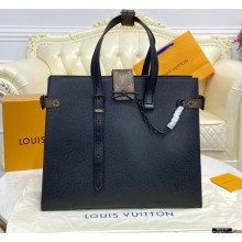 Louis Vuitton Leather Men's Shopping Tote Bag M30725 Black 2021