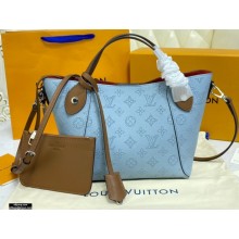 Louis Vuitton Mahina Perforated Leather Hina PM Bag M52975 Blue 2021