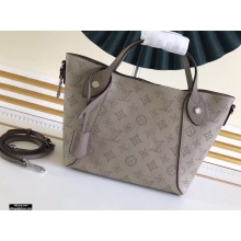 Louis Vuitton Mahina Perforated Leather Hina PM Bag M54351 Galet Gray 2021