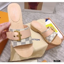 Louis Vuitton Lock It Flat Mules with Front Strap 05 2021