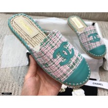 Chanel CC Logo Espadrilles Mules G37482 01 2021