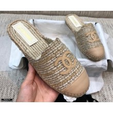 Chanel CC Logo Espadrilles Mules G37482 03 2021