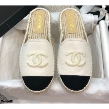Chanel CC Logo Espadrilles Mules G37482 06 2021