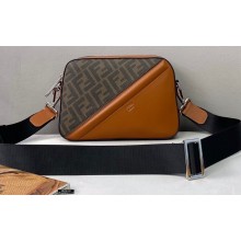 Fendi Camera Case Bag Brown Fabric 2021