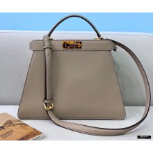 Fendi Iconic Peekaboo ISEEU Medium Bag Gray 2021