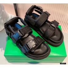 Bottega Veneta Magic Loop Sandals Black 2021