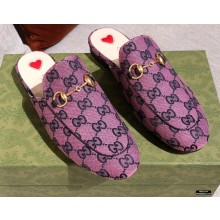 Gucci Princetown GG Multicolor Horsebit Slipper 06 2021