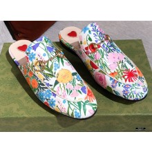 Gucci Princetown GG Horsebit Slipper Flower Print 01 2021