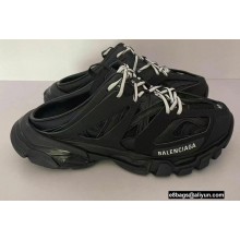 Balenciaga Track Mules Black in Mesh and Nylon 2021