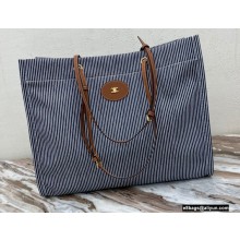 Celine Squared Cabas Tote Bag in Textile and Calfskin Striped 2021