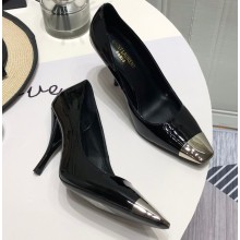 Saint Laurent Heel 9cm Blade Pumps in Patent Leather Black 2021