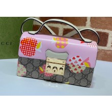 Gucci Padlock Mini Shoulder Bag 652683 Pink 2021