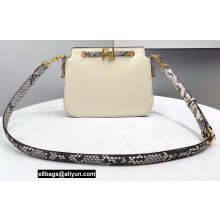 Fendi Touch Leather Bag White/Python 2021