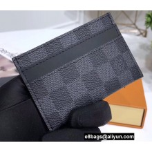 Louis Vuitton Double Card Holder Damier Graphite Canvas