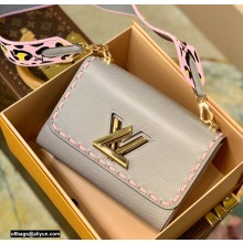Louis Vuitton Epi Leather Twist MM Bag Wild at Heart Capsule M58606 Gray 2021