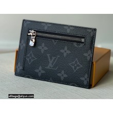 Louis Vuitton ID Card Holder Monogram Eclipse Canvas