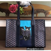 Goyard Villette Tote Bag Dark Blue
