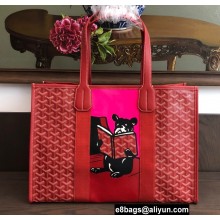 Goyard Villette Tote Bag Red