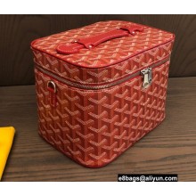 Goyard Muse Vanity Case Bag Red