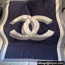 Chanel Cashmere Blanket 140x190cm Blue 2021