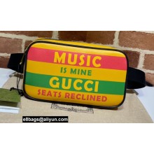 Gucci 100 Belt Bag 602695 Yellow Leather 2021