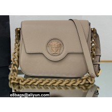 Versace La Medusa Shoulder Bag Beige 2021