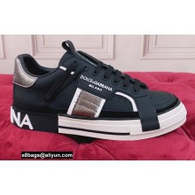 Dolce & Gabbana Calfskin 2.Zero Custom Low-top Sneakers with Contrasting Details 06 2022