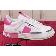 Dolce & Gabbana Calfskin 2.Zero Custom Low-top Sneakers with Contrasting Details 09 2022