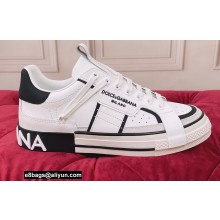 Dolce & Gabbana Calfskin 2.Zero Custom Low-top Sneakers with Contrasting Details 10 2022
