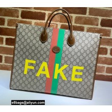 Gucci GG Fake Not Tote Bag 630353