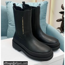 Dior Calfskin Trial Ankle Boots Black 2021