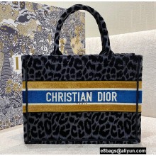 Dior Small Book Tote Bag in Multicolor Mizza Embroidery Gray 2021