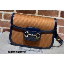 Gucci Horsebit 1955 small bag 602204 corduroy Brown 2021