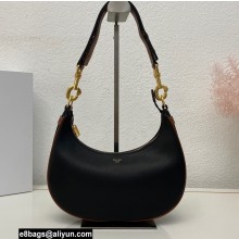 Celine Medium Strap Ava Bag Black in Smooth Calfskin