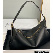 Celine Medium Romy Bag Black in Supple Calfskin