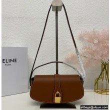 Celine CLUTCH ON STRAP Bag Brown in Smooth calfskin