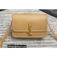 Saint Laurent Solferino Medium Satchel Bag In Box Leather 634305 Apricot