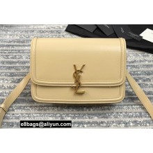 Saint Laurent Solferino Medium Satchel Bag In Box Leather 634305 Beige