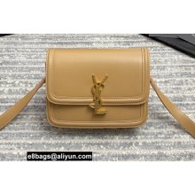 Saint Laurent Solferino Small Satchel Bag In Box Leather 634306 Apricot