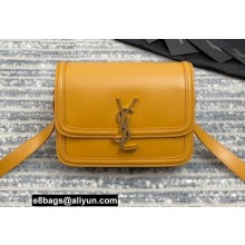 Saint Laurent Solferino Small Satchel Bag In Box Leather 634306 Yellow 02