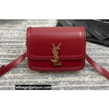 Saint Laurent Solferino Small Satchel Bag In Box Leather 634306 Red