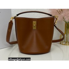 Celine Teen Bucket 16 Bag in Calfskin Brown