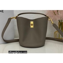 Celine Teen Bucket 16 Bag in Calfskin Gray