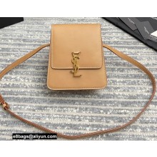 Saint Laurent kaia north/south satchel Bag in vegetable-tanned leather 668809 Brown