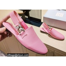 Givenchy Heel 3cm G Chain Slingback Flat Mules Pink 2021
