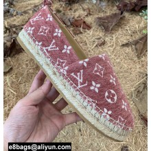 Louis Vuitton Starboard Flat Espadrilles Wool Pink 2022